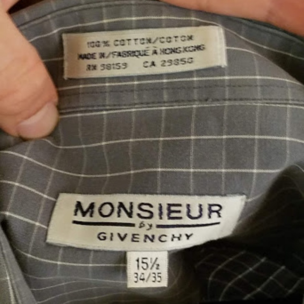 Beautiful Gingham/ Plaid Givenchy Button Down - image 2